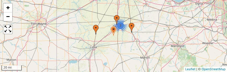 Related schools map