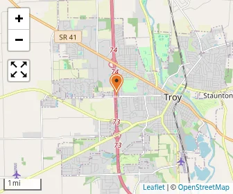 Map of Troy Christian High School