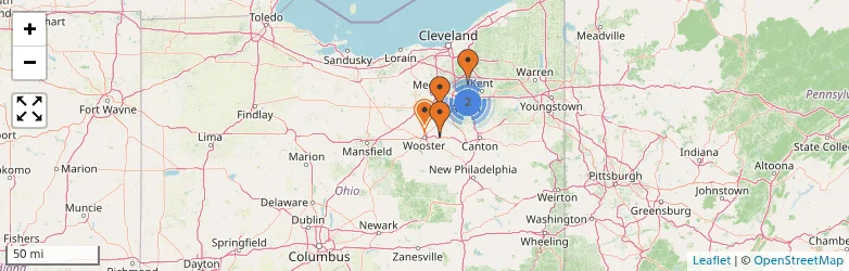 Related schools map