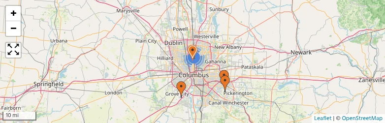 Related schools map