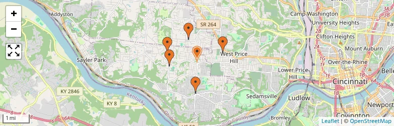 Related schools map