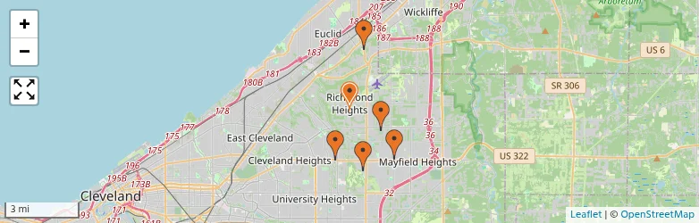 Related schools map