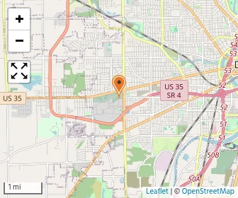 Map of Miami Valley Family Care Center