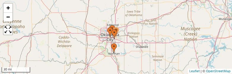 Related schools map