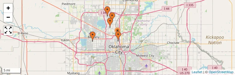 Related schools map