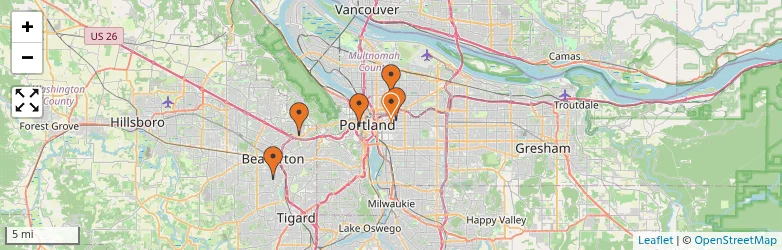 Related schools map