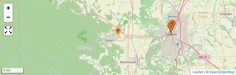Related schools map