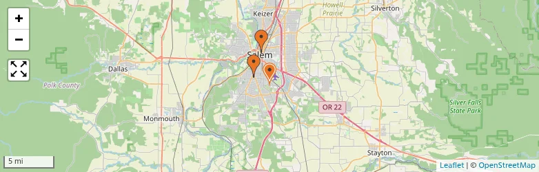 Related schools map