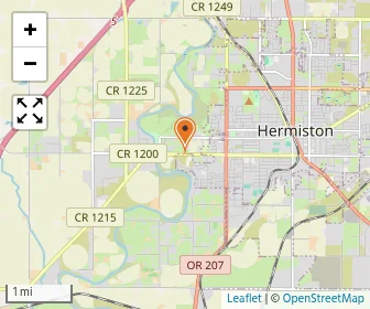 Map of Hermiston Christian Center & School