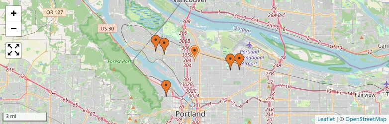 Related schools map