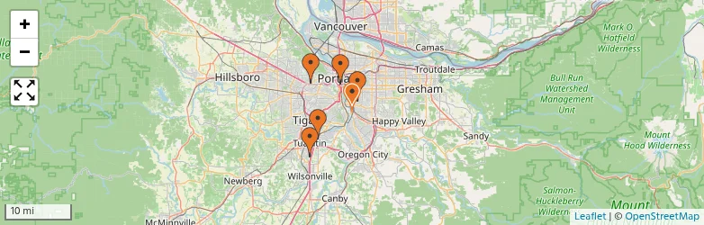 Related schools map