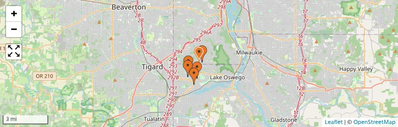 Related schools map