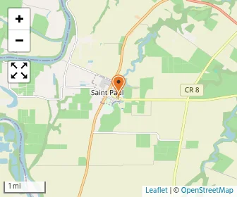 Map of St. Paul Parochial School