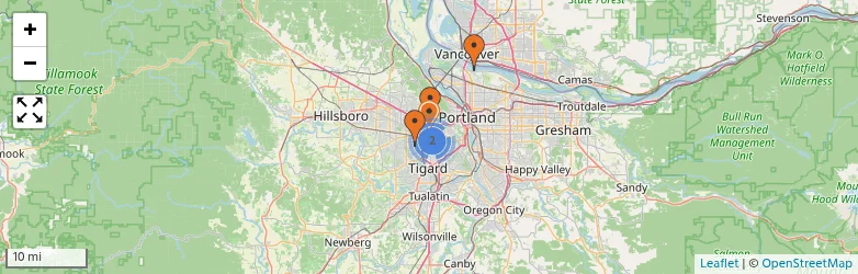 Related schools map