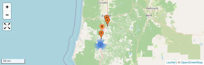 Related schools map