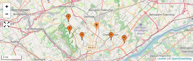 Related schools map