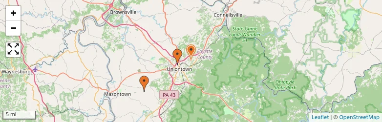 Related schools map