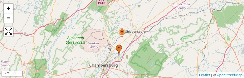 Related schools map