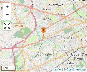 Map of Ancona Montessori School-drexel Hill