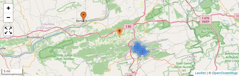 Related schools map