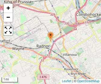 Map of Archbishop Carroll High School