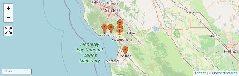 Related schools map