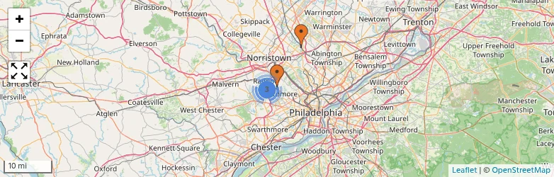 Related schools map