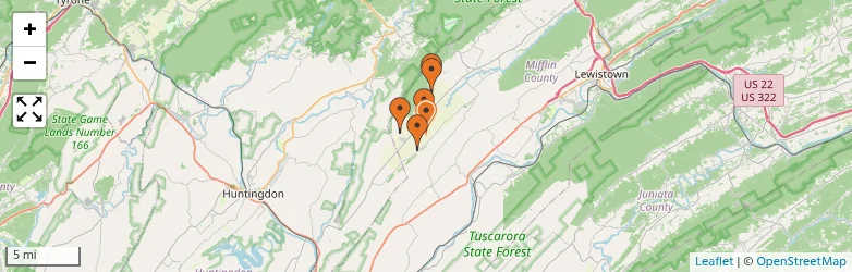 Related schools map