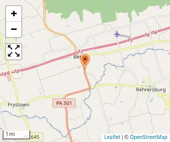 Map of Blue Mountain View Paroch School
