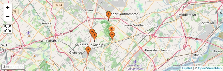 Related schools map
