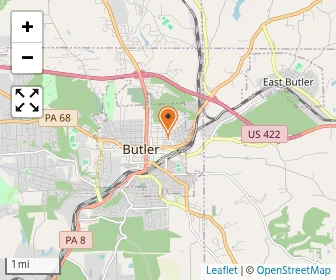 Map of Butler Catholic School