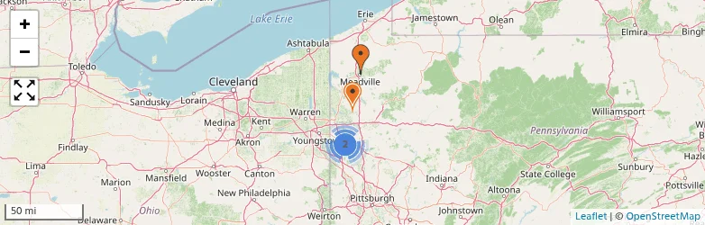 Related schools map
