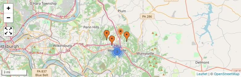Related schools map