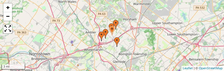 Related schools map