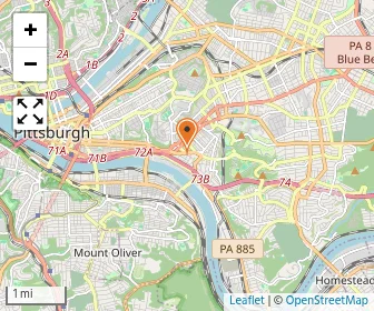 Map of The Childrens Center Of Pittsburgh
