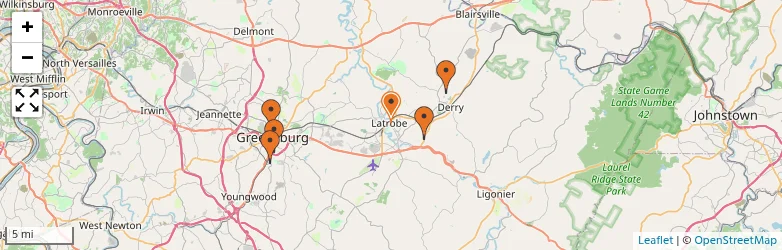 Related schools map