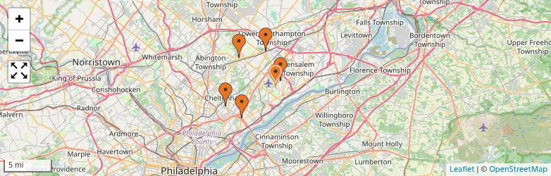 Related schools map