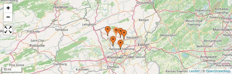 Related schools map
