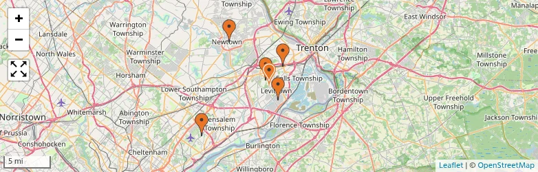 Related schools map
