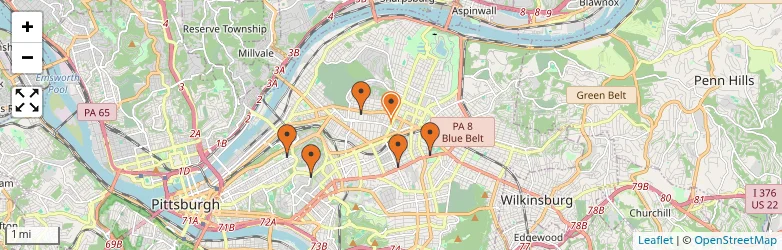 Related schools map