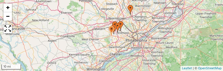 Related schools map