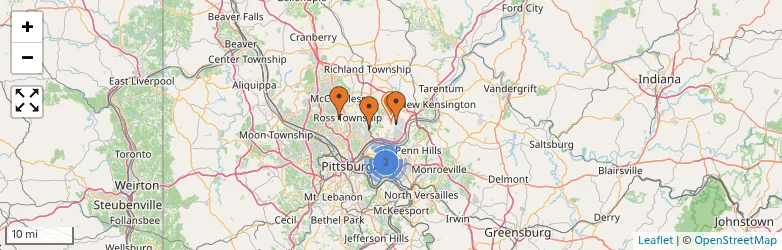 Related schools map