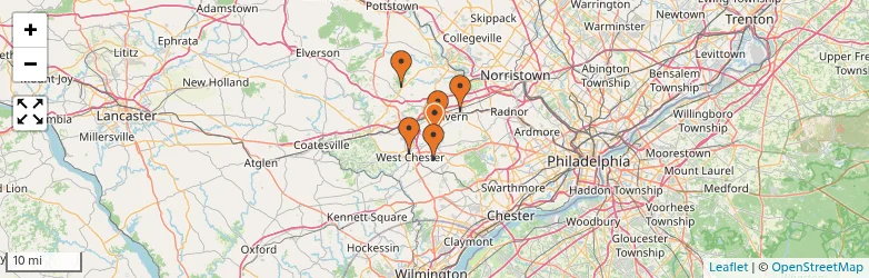 Related schools map