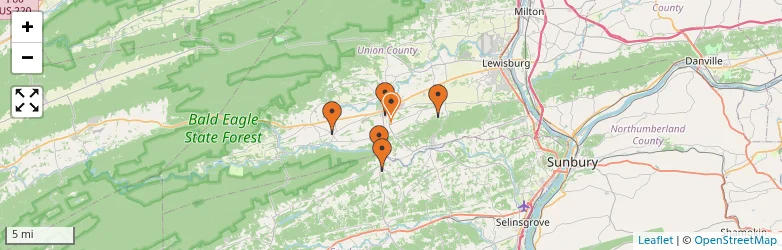 Related schools map