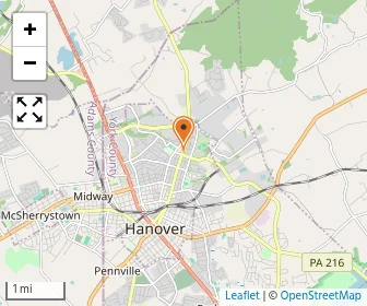 Map of Hanover Christian Academy