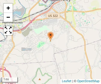 Map of Hershey Christian Academy