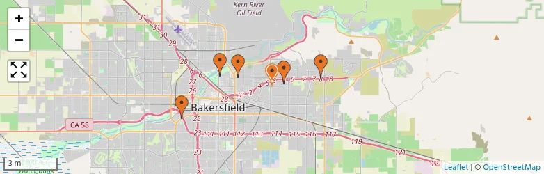 Related schools map