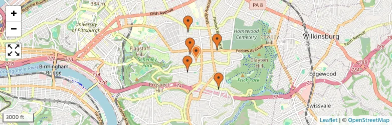 Related schools map