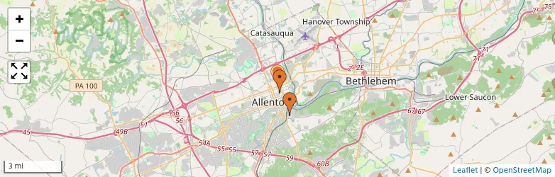 Related schools map