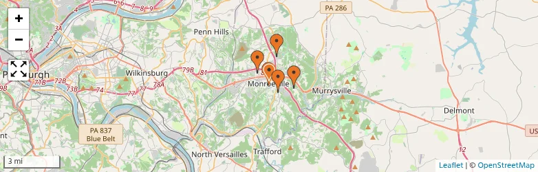 Related schools map